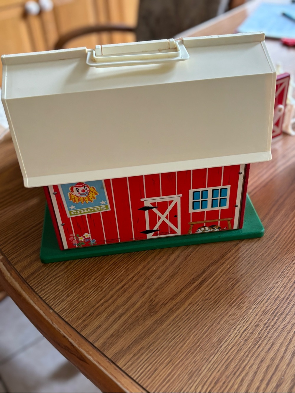 Vintage 1986 Fisher-Price Play Family Farm and Silo